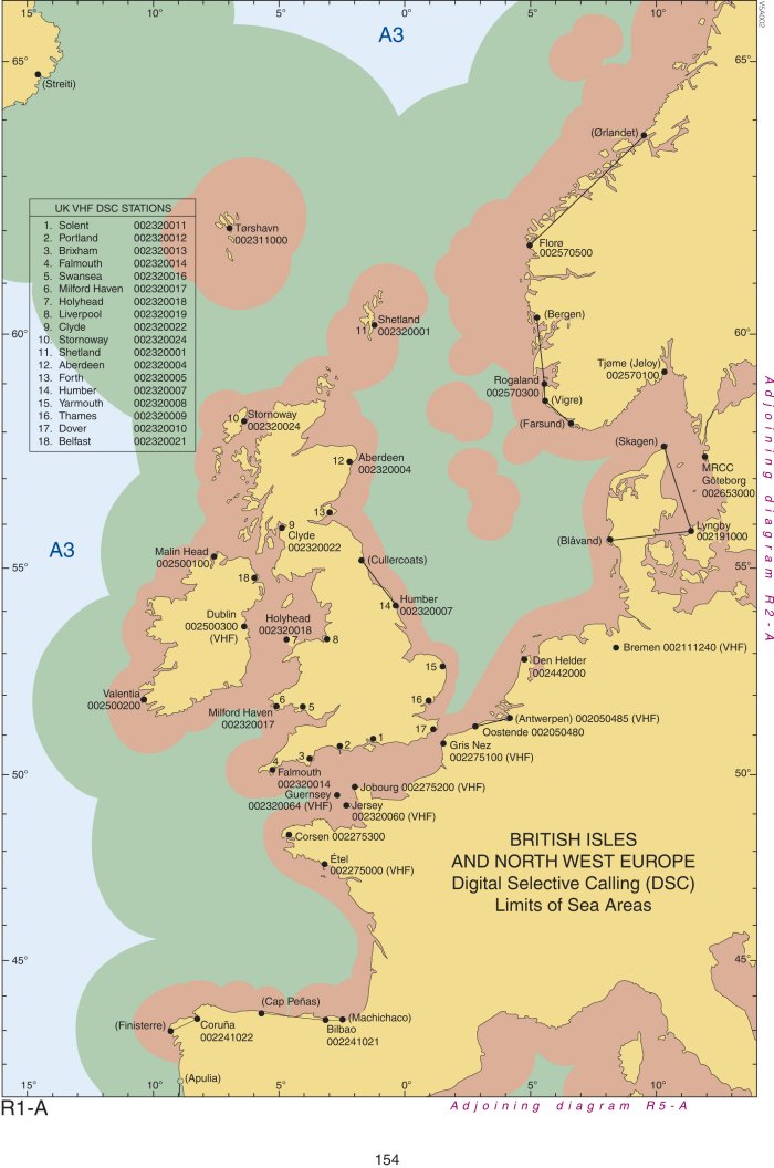 MF/HF North Sea Map